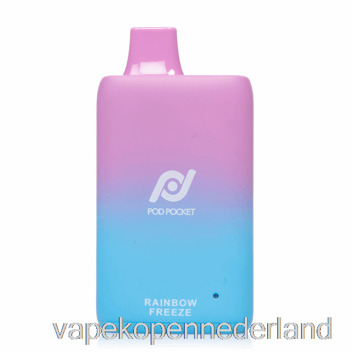 Elektronische Sigaret Vape Pod Pocket 7500 Wegwerp Regenboogbevriezing